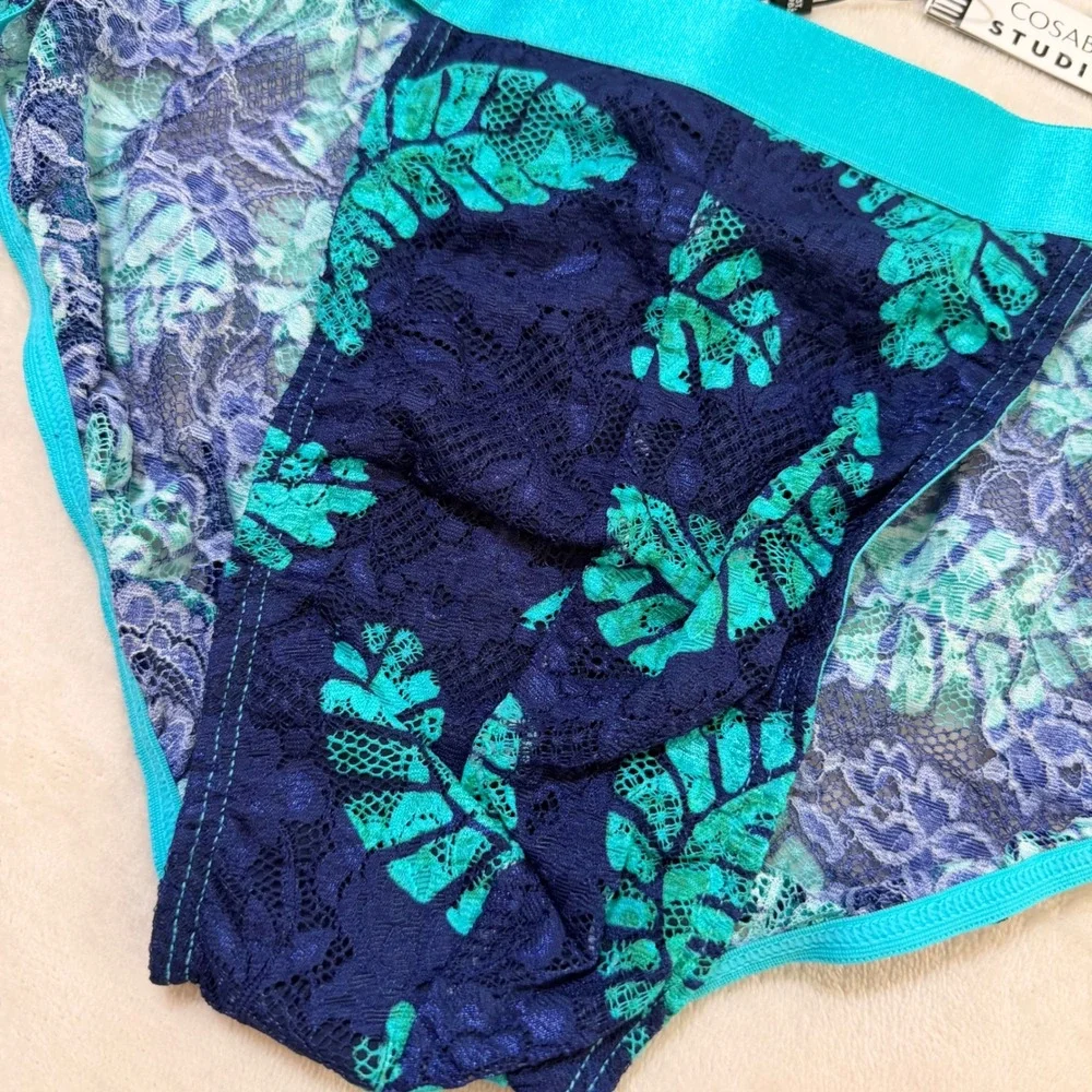 COSABELLA x‎ Studio 189 NSN Printed Lace Sports Brief Leaf Men's - Size L / NWT